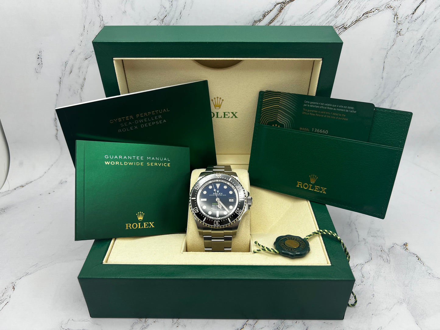 2023 Rolex Sea-Dweller Deepsea "James Cameron" 44mm Box+Papers (136660)