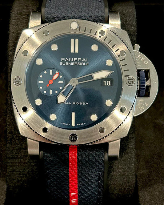 2022 Panerai Submersible Quarantaquattro Luna Rossa 44MM Box+Papers (PAM01391)